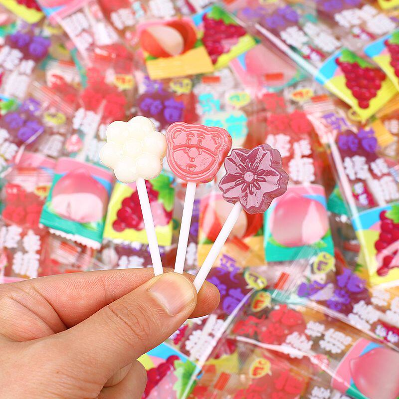 乳酸菌维C棒棒糖儿童糖果硬糖水果味高颜值解馋万圣诞节零食批发