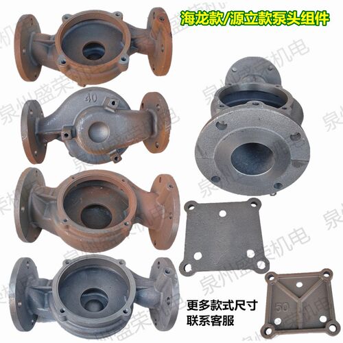 水泵冷却塔海龙牌立式管道泵头L-40/50-65L-80源立款铸铁蜗壳泵壳