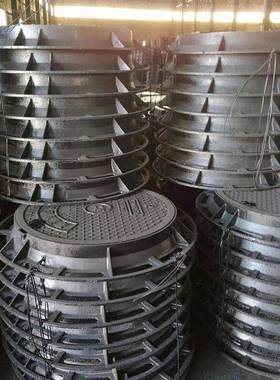 球墨铸铁井厂家生产盖形雨水污水铸铁井盖201903重市政道路型700