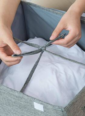 家收用衣物纳筐大容量脏衣收服收纳F97M8H76桶可折叠浴巾纳布艺收