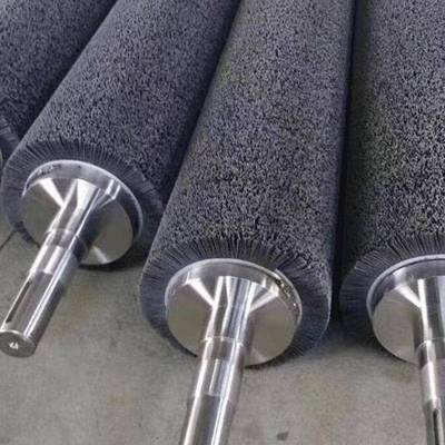 工业机械抛光刷除锈毛打VSV磨缠式尼龙丝刷绕辊清洗去毛刺绕缠毛