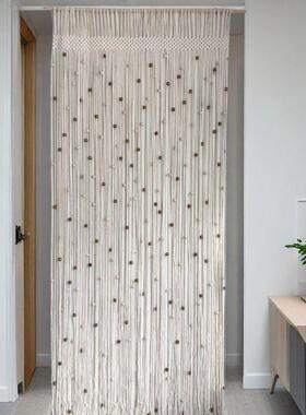 波厅西装米亚手工编织门KJB帘窗帘卧民宿客线帘室饰免打孔