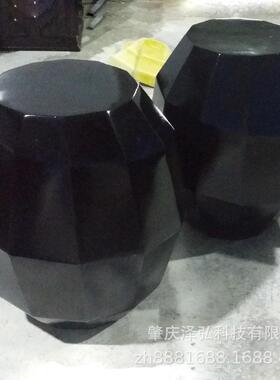 创个漏性玻璃钢边几斗造型白色角休几意户外frp闲椅PLI家具厂家