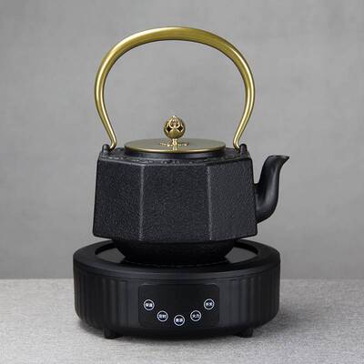 铁壶茶壶茶煮茶器家用室内烧水喝茶泡茶壶电陶炉围炉罐罐茶具套装