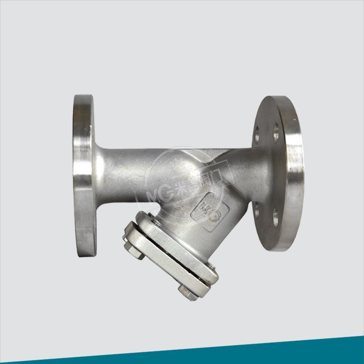 不锈钢Y型法兰化工部标准过滤器