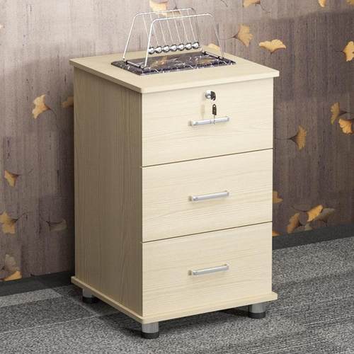 加高屉办公室移质动柜文木件柜资料柜矮三斗柜柜工具柜带锁多层抽