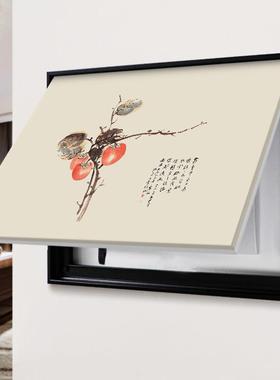 配电装饰画新式中箱免打孔总挂画可推拉电表箱弱TJR电闸开关盒子