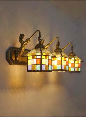 蒂凡彩色魔方子KXZ格尼镜前灯东欧式南亚化妆柜梳妆台单头壁灯