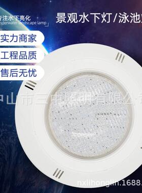 LD泳池灯外挂壁式E水下灯SL-1008RGB遥控泳灯IP68CER户O池HS