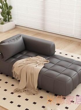 法厅式奶油风贵妃榻小户型客VQF单双人室椅卧民宿酒店阳躺台懒人