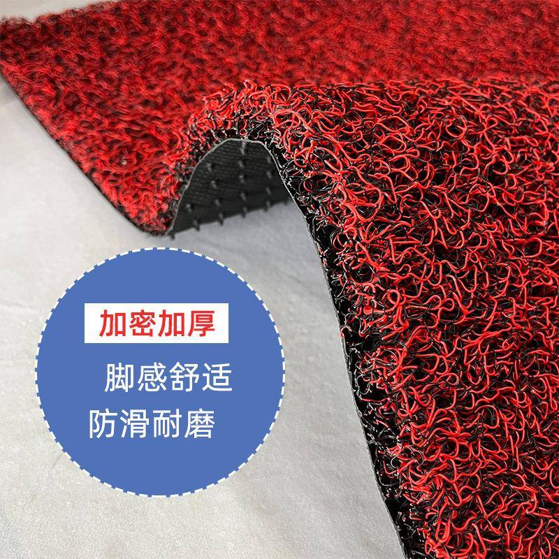 剪加厚IWN丝圈脚垫垫可裁家入户门防滑进门地地毯汽车通用垫用子