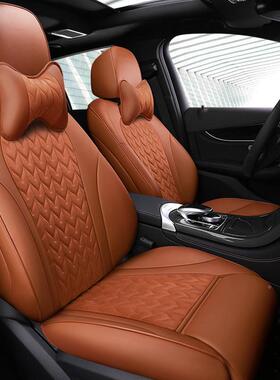 四专车五座GLC26季0L专971用舒适座椅坐套耐围磨皮拼绒布全包汽车