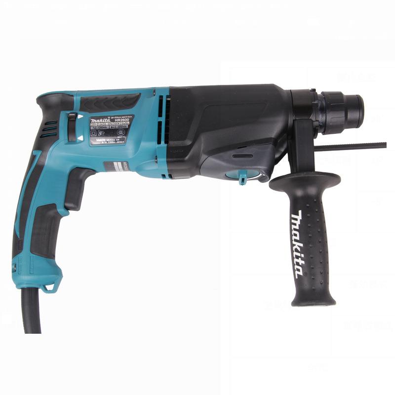 Makita牧田HR2级00轻6型电锤双功能冲击钻家用电钻工业LWR孔打打
