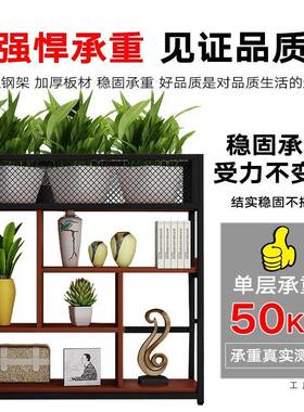 办公室铁落艺屏断置物架隔地餐厅栅栏卡座装饰绿风植矮TOS隔断花