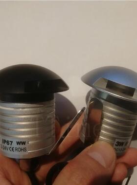 防水侧光地埋灯灯led透发光3W埋地045偏光景观庭院龟灯IP67步道壳