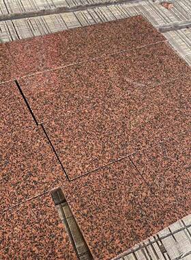 贵红材园林工程喷石THQ砂火妃地烧铺石板花岗岩红色墓碑外墙干挂