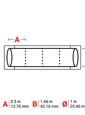 2HX2-000--YL-4AKU/12.70烯x42.16贝迪BRAD1Y-热缩套管聚烃