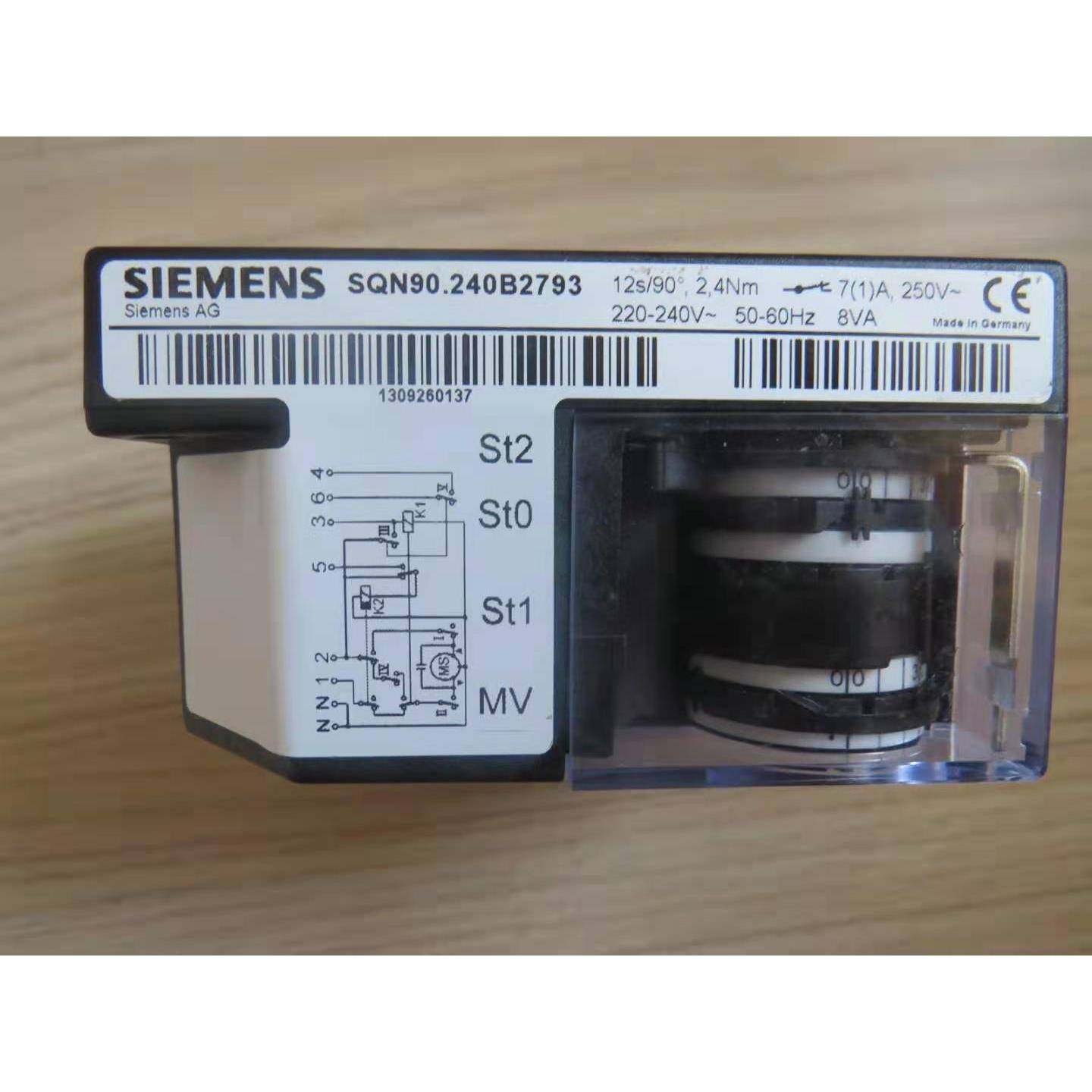 现货销254361售利雅路燃烧3机配件伺服风马达SQN90.2407B29门执行