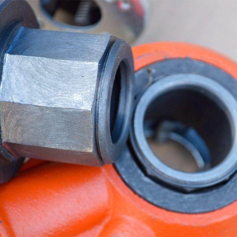 套丝手动工具ZPL机92型丝扳手轻型管套子绞板牙机4开分6分1寸板牙