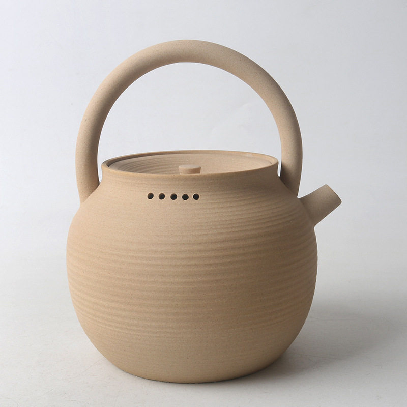 家用原矿粗陶大容量煮茶炉套装