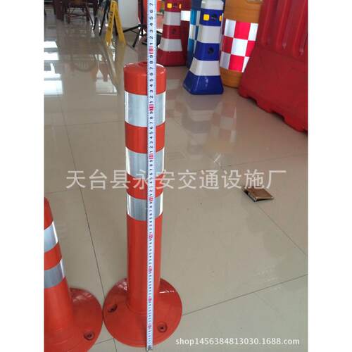 高弹性PU弹立柱诱纯导反光道口柔柱性道路道标路桩路FFD分障