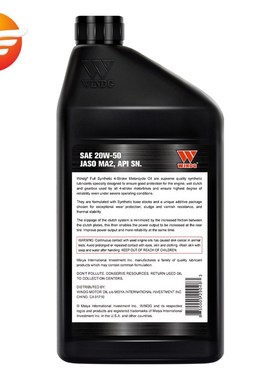 唯格 WINDG R+ 4T 20W50 SN MA2级 进口酯类全合成公路摩托车机油