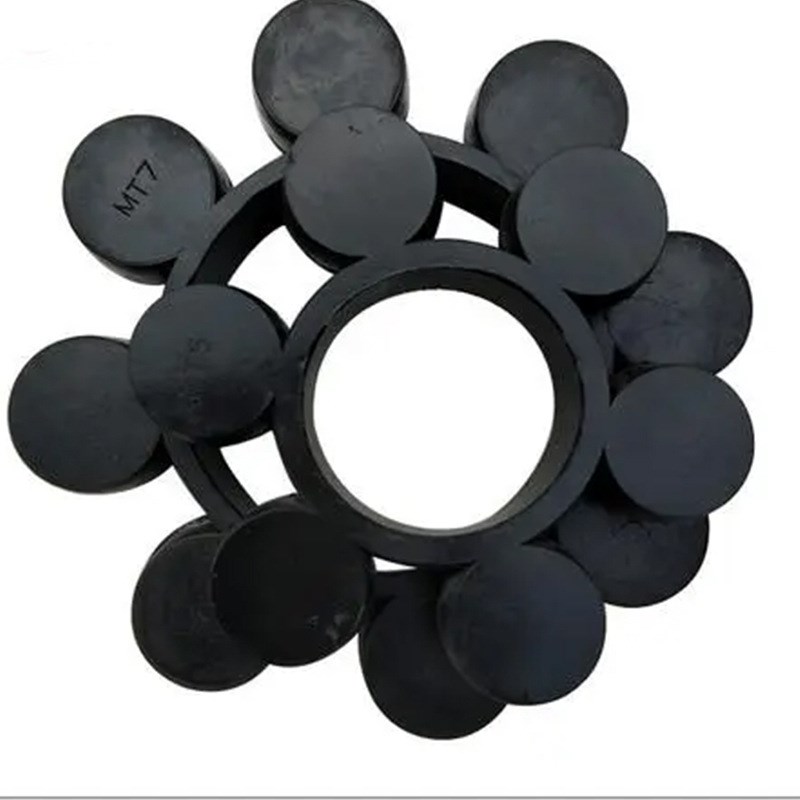 AP型联轴器橡胶梅花垫10角 12角橡胶缓冲垫减震垫橡胶件