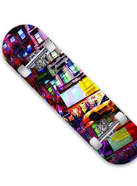 双翘四轮滑板初学者成人枫木凹板男女生青少年专业刷街滑板车跨境