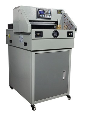 CD-4606S新款双轨程控数控标书双导轨推纸小型电动切纸机裁纸机