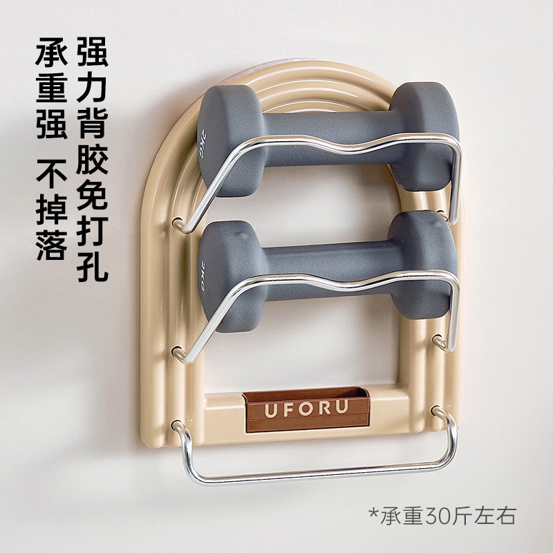 家用锅盖架厨房壁挂式免打孔多功能沥水设计双层轻奢复古风砧板架