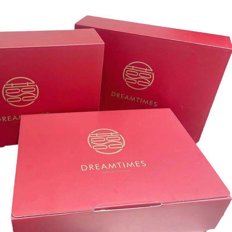 高端结婚四件套2024新款轻奢新婚嫁床上用品陪嫁大红色床单喜被套