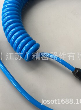 JOSOT高品质PU线圈软管 伸缩管 PU气管 聚氨酯螺旋管 T-1005J