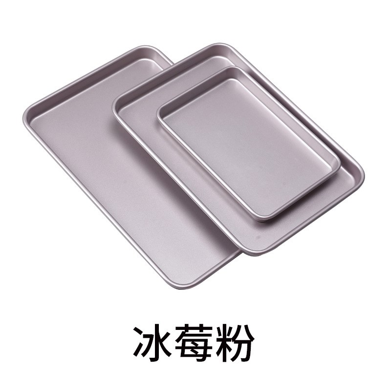 厨房家用长方形烤盘套装烘焙碳钢蛋糕模具瑞士卷甜甜圈烤箱盘