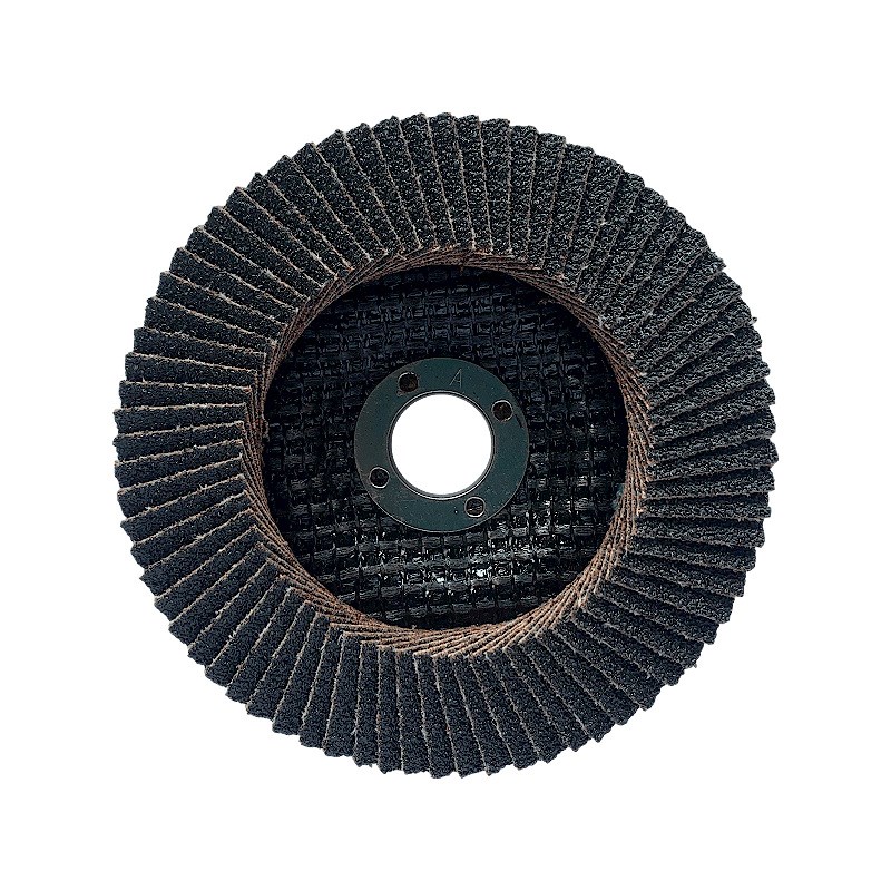 计然之翘八度百叶轮抛光片不锈钢金属砂布轮百叶轮打磨片角磨机