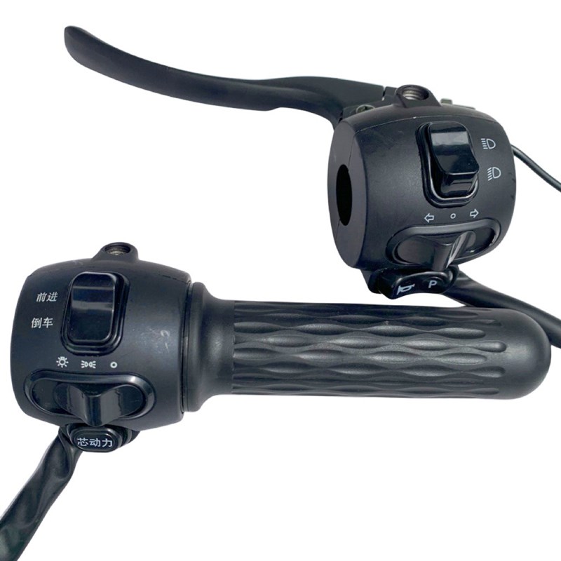 淮海电动三轮车原厂一体转把开关芯动力P挡喇叭油门加油门调速把