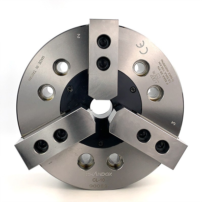 供应台湾亿川千岛佳贺CL-10夹头三爪共用中空油压夹头液压卡盘