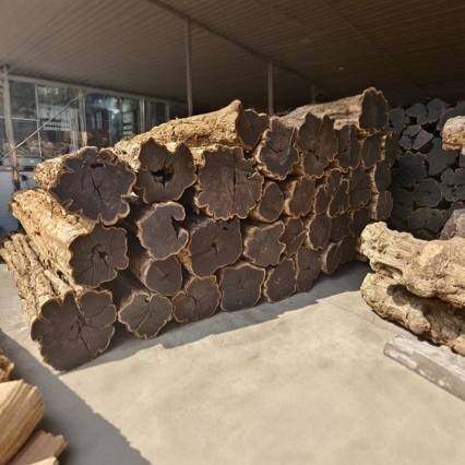 厂家直供紫光檀 原木 方料 东非黑黄檀 雕刻工艺品木料 乌木规格