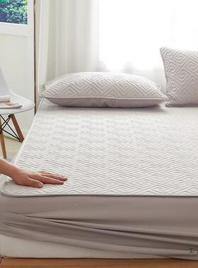 棉梦质床笠加单件夹棉席思床垫F5M6SMTJ保厚护罩防滑固定防尘床套