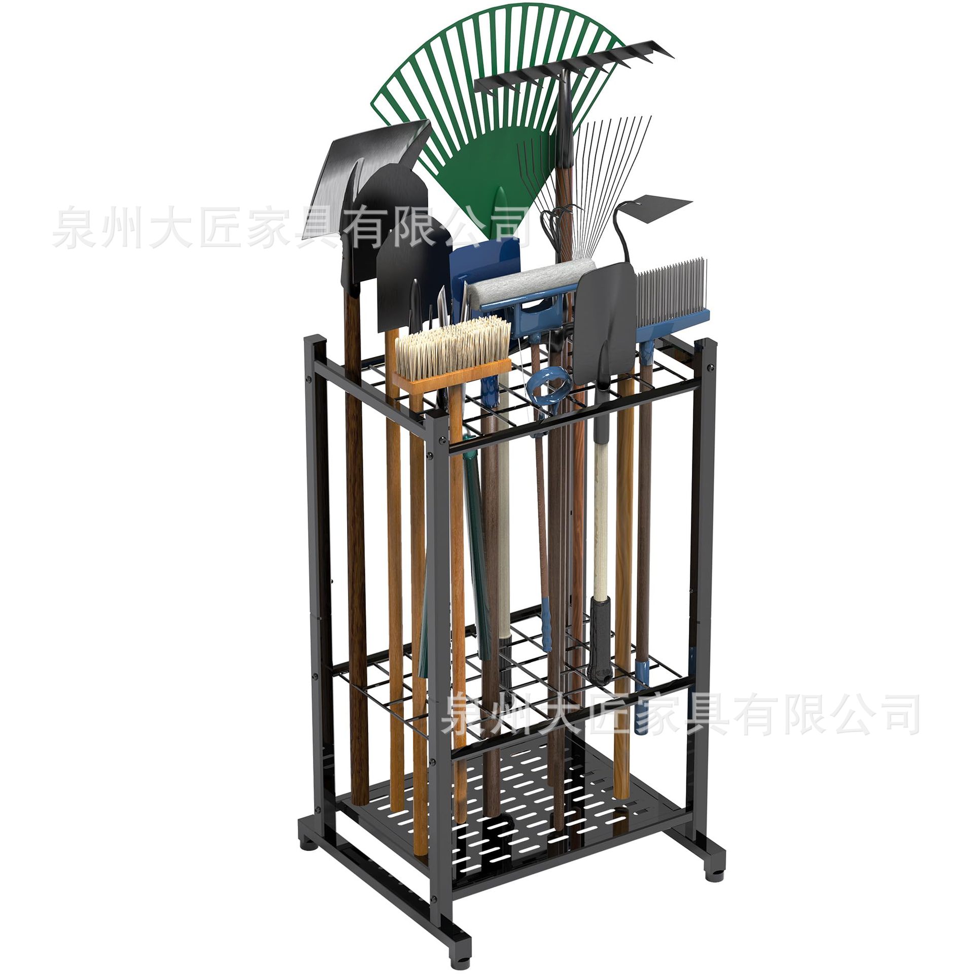 重型钢制园艺工具收纳车
