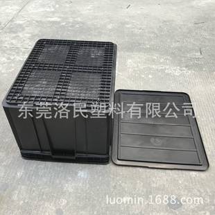 可配盖 400毫米黑静电VBT转箱 500 加周厚防静电周转箱色600