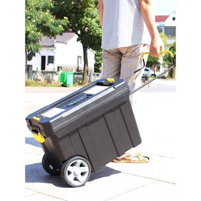 多功能拉加杆工具769箱双层轮可移动具箱大号塑料工具箱厚带工具