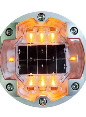 嵌入太阳能道钉ED夜间发光道钉抗式GWT压圆形地埋灯生L产I3L00道