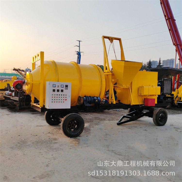 公路养护小型移动式沥青搅拌机 沥青油混合料拌合机 农村院落摊铺