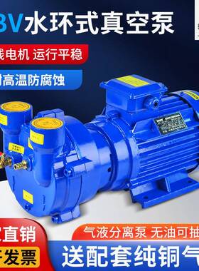 系2BV列环式水真空泵工业用GMM高真空水循环空泵雕刻机真真空吸附