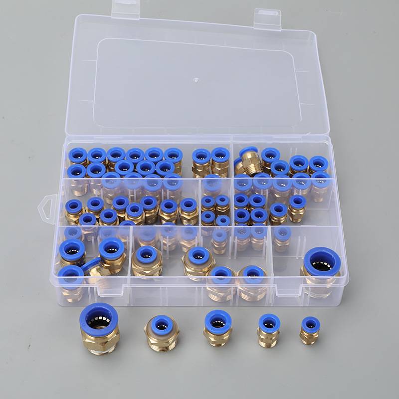 PC接头72件套气动气管PC8-02快速接头pc12-04快插10-03空压机气泵