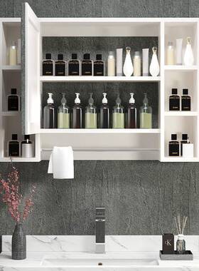 实室木智能浴镜柜单间tb-65580独挂墙式带灯卫生实木置架物智能镜