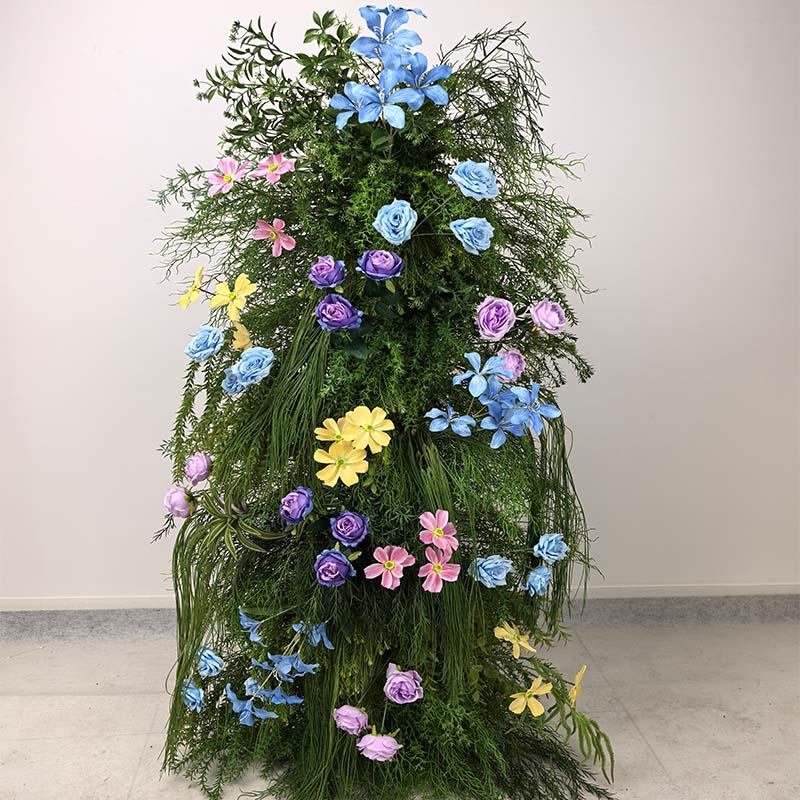 租赁新款森系背景婚庆装饰花婚礼结婚造景彷真花韩式生日布置