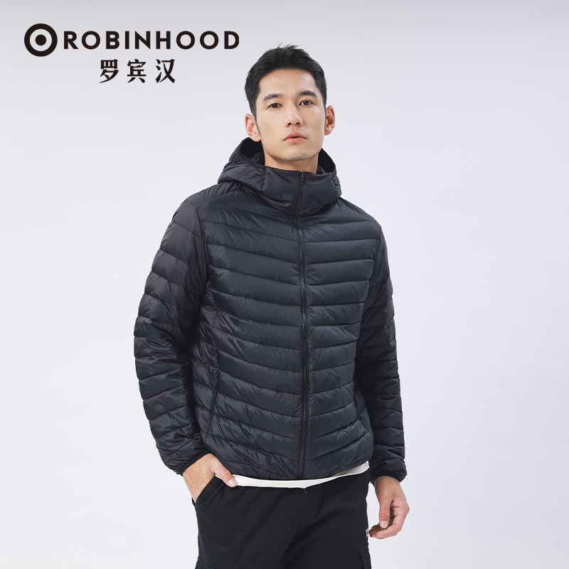罗宾汉休闲男款羽绒服时尚显瘦