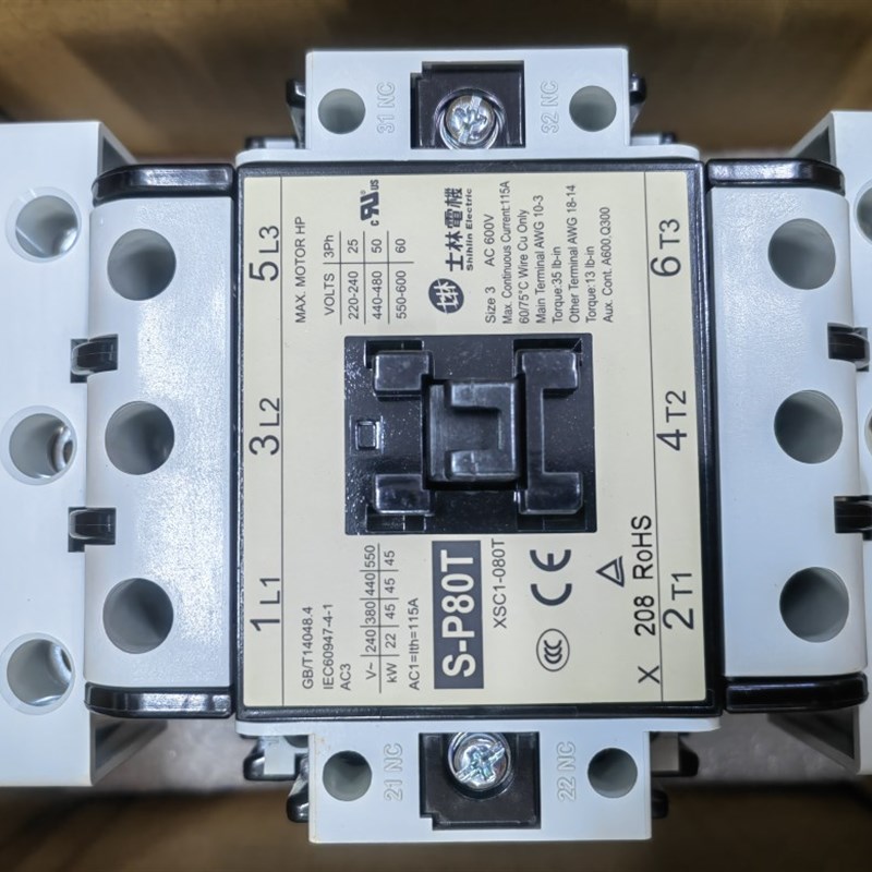 原装正 台湾士林接触器 S-P80T SP80T SP-80T 380V 220V 110V 24V