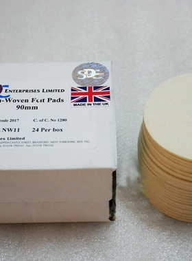 SDC Non-Woven Felt Pads 直径90MM 马丁代尔非机织羊毛毡垫